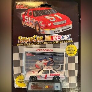 NASCAR Jeff Gordon Baby Ruth Diecast Car with Display Stand